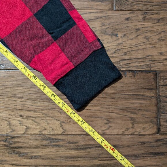 Old Navy pajama joggers pants red buffalo plaid size XS tall - Picture 6 of 12